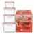 Kit com 4 Potes de Vidro com Tampa Hermético Quadrado - comprar online