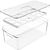 Organizador de Ovos com Tampa Clear Fresh – Comporta 36 Ovos - Tem de Tudo