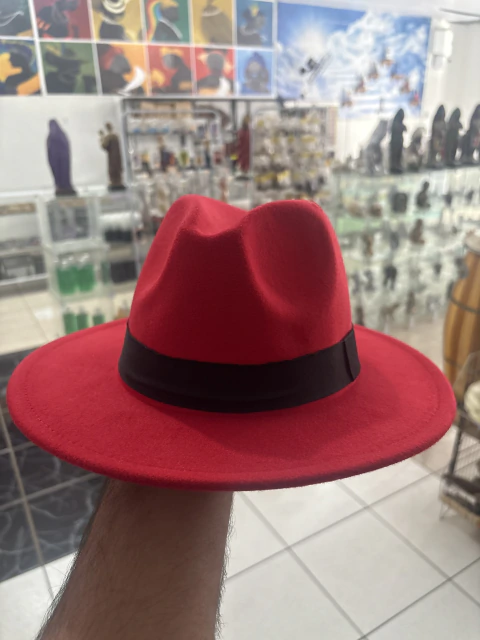Chapéu Feutro Vermelho - comprar online