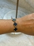 Pulseira gravatinha trevo preto