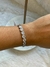 Pulseira gravatinha com zircônias