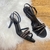 Sandália Preta Strass - comprar online