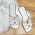 Rasteira Feminina Off White - comprar online