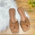 Rasteira Feminina Caramelo - comprar online