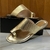 Rasteira Feminina Mula Dourada - comprar online