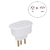Adaptador para tomada Universal 2P+T 10A 250V Daneva 1661 - comprar online