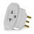 Adaptador para tomada Universal 2P+T 10A 250V Daneva 1661