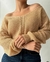 Poleron tejido cuello en U - JEANS COLOMBIANOS Y MODA COLOMBIANA