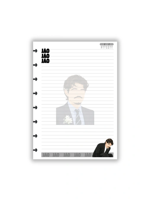 Refil Caderno de disco A5 - JÃO