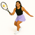 FALDA SHORT DEPORTIVA MUJER PARA TENIS, YOGA, FIT, GOLF, GYM, GIMNASIA, ATLETISMO, SENDERISMO, ACTIVIDADES AL AIRE LIBRE COLOR LILA