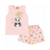 PIJAMA: CONJ. REGATA EM MEIA MALHA E SHORTS MALHA ROTATIVA / PP FEMININO