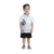 CONJ. INFANTIL POLO/BERMUDA 01 UPALOO BRANCO/PRETO
