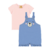 CONJUNTO:JARDINEIRA COTTON JEANS E BLUSA COTTON FEMININO 22113 - comprar online