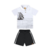 CONJ. INFANTIL POLO/BERMUDA 01 UPALOO BRANCO/PRETO - comprar online