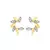 BRINCO GALHO COM FOLHINHAS LISAS E COM ZIRCÔNIAS CRISTAL - comprar online