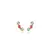 BRINCO MINI EAR CUFF COM PEDRAS MULTICOLOR