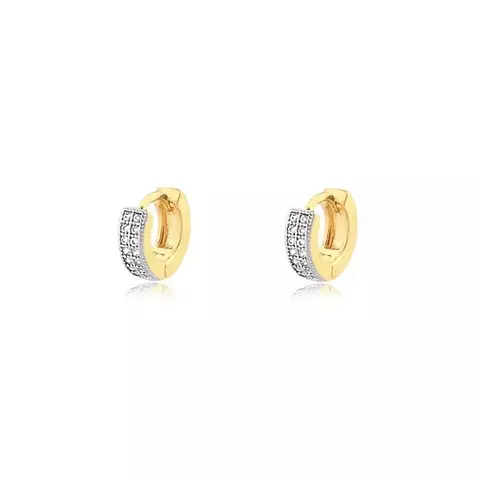 BRINCO ARGOLA CLICK COM PEDRAS DE ZIRCÔNIAS