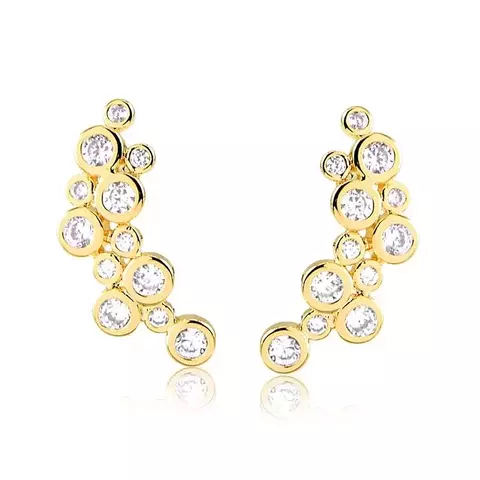 BRINCO EAR CUFF COM PEDRAS DE ZIRCÔNIA