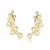 BRINCO EAR CUFF COM PEDRAS DE ZIRCÔNIA