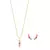 CONJUNTO MINI EAR CUFF COM PEDRAS MULTICOLOR