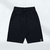 Bermuda Em Malha 100% Algodão Masculina Preto - comprar online