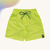 Bermuda Em Tecido 100% Poliéster Masculina Amarelo Flúor