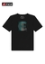 CAMISETA MEIA MALHA PENTEADA PRETO na internet