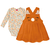 CONJUNTO FEMININO BEGE WHEY 6A9M - Club Kids