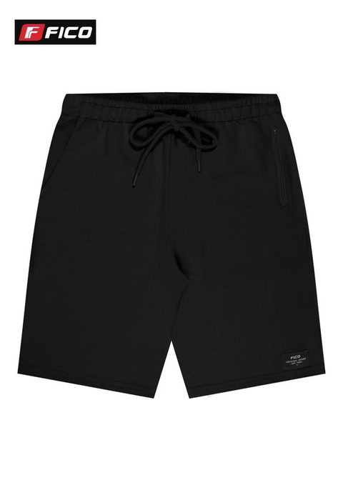 BERMUDA MOLETINHO S/FELPA PRETO