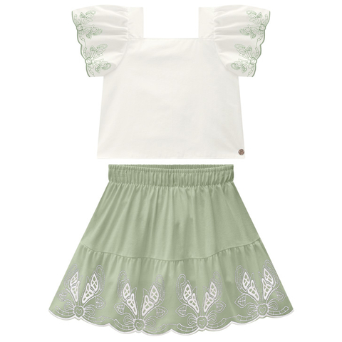 Conjunto Feminino Off White