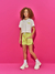 Shorts Feminino Verde Citrus - comprar online
