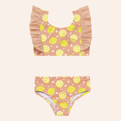 CONJUNTO DE BIQUINI EM MALHA 96%POLIESTER 4%ELASTANO FEMININO EST.LIMOES