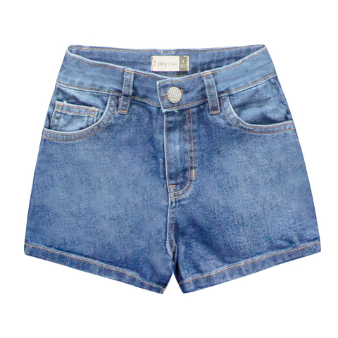 SHORT EM TECIDO 80%ALGODAO 18%POLIESTER 2%ELASTANO FEMININO JEANS CLARO