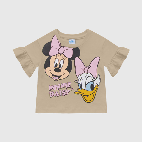 BLUSA EM MALHA 100% ALGODAO FEMININA CAMELO -