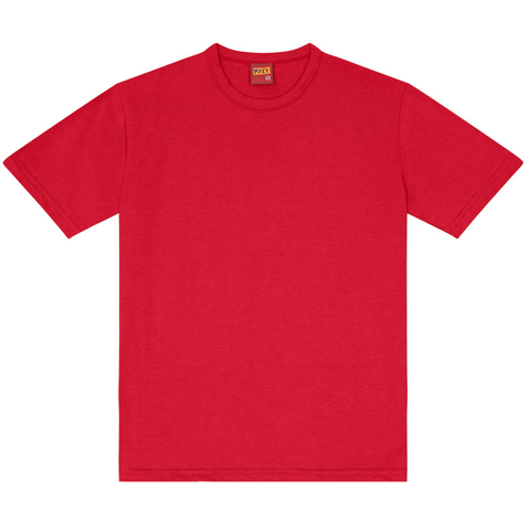 CAMISETA MASCULINA VERMELHO RUBI