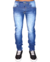 Calça Jeans Básica Azul Bolso Faca - comprar online