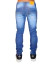 Calça Jeans Básica Azul Bolso Faca - EVOLT Comércio de Roupas