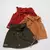 Pollera Isaura Rojo Carmín - comprar online