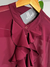 Camisa Susan Boho em Chifon Marsala - comprar online