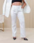 Blazer Alice Modelo OverSized Puro Linho Off White