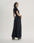 Calça Pantalona Maria Jeans Escuro Fluida - comprar online