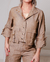 Bermuda Thaila Jeans com Viscose Fendi - loja online
