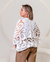Kimono Elvira de Crochê em Linha Branco - loja online