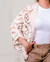 Kimono Elvira de Crochê em Linha Areia - loja online