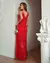 Vestido Liz em Crochê Trama Vermelho - comprar online