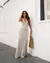 Vestido Sofia em Tricô Areia - Silluê