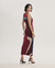 Vestido Kátia em Tule com Forro cor Predominante Marsala - comprar online