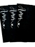 Kit 3 Panos de Prato Preto - Amor na internet