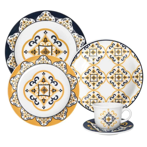 Aparelho de Jantar/Chá 30 Peças Floreal São Luís - Oxford(Cerâmica) - comprar online