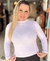 Blusinha ribana gola alta manga longa Tam U serve M/G/GG - comprar online